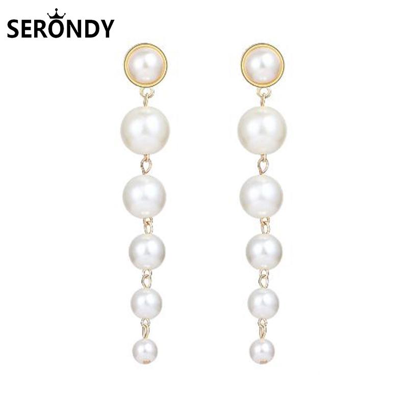 

Alloy Pearl Boho Fashion Stud Earrings For Women 2021 New Trends Popular Jewelry Statement Aesthetic Teen Punk Goth JUNG ED10462