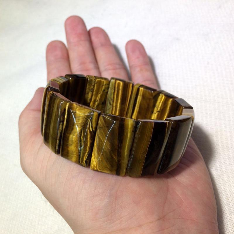 

natural yellow tiger eye bracelet natural stone bracelet DIY jewelry for man for gift wholesale
