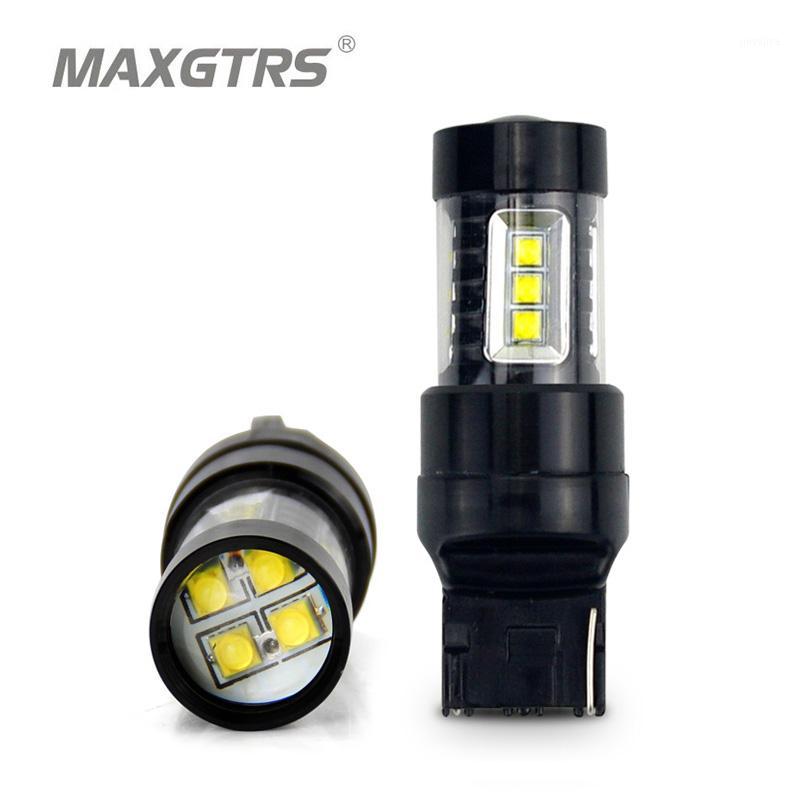 

2x T20 7440 W21W WY21W CREE Chip LED Bulbs For Car Reverse Lights Rear Turn Signal Backup DRL Lights DC12V White/Red/Amber1, As pic