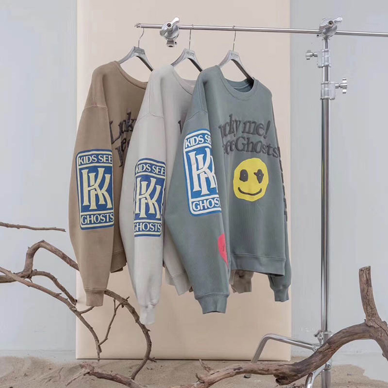 

Kanye West KIDS SEE GHOSTS Hoodies Men Women 1:1 Casual high quality Ghost Patch CPFM Streetwear Hip Hop Kanye West Sweatshirts C1011