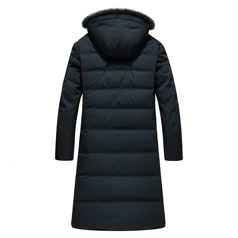 

2021 New Winter Lazer with Hood Down From 80% White to Coats Quality Clothes Men IPSQ, Navy blue.