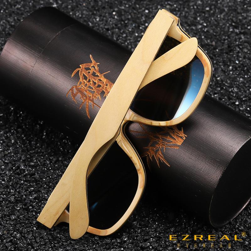 

Sunglasses GM Handmade Polarized Women Men Layered Skateboard Wooden Frame Square Style Glasses Ladies Eyewear With Gift Box