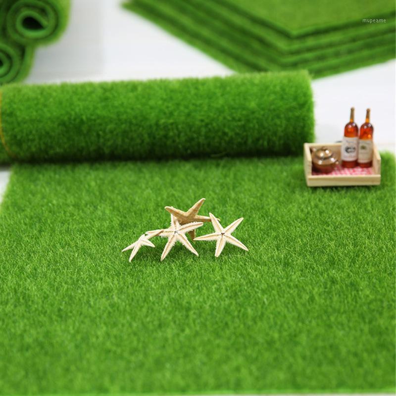 

Simulation Moss Micro Landscape Decoration Flocking Grass Fake Lawn Fake Green Plant Moss Landscaping Turf Home Decoration1, 15x15cm