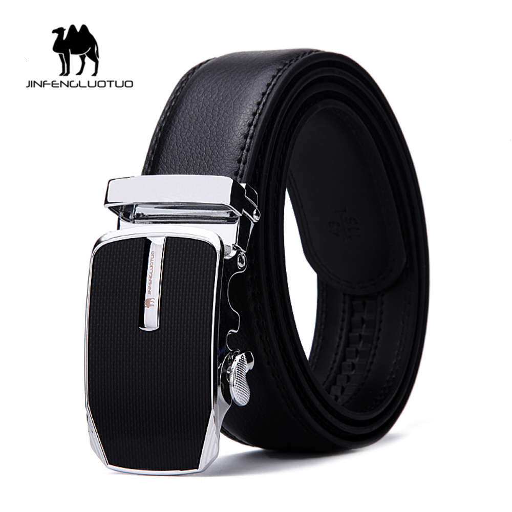 

Golden Camel men's automatic belt buckle men's belt, Black