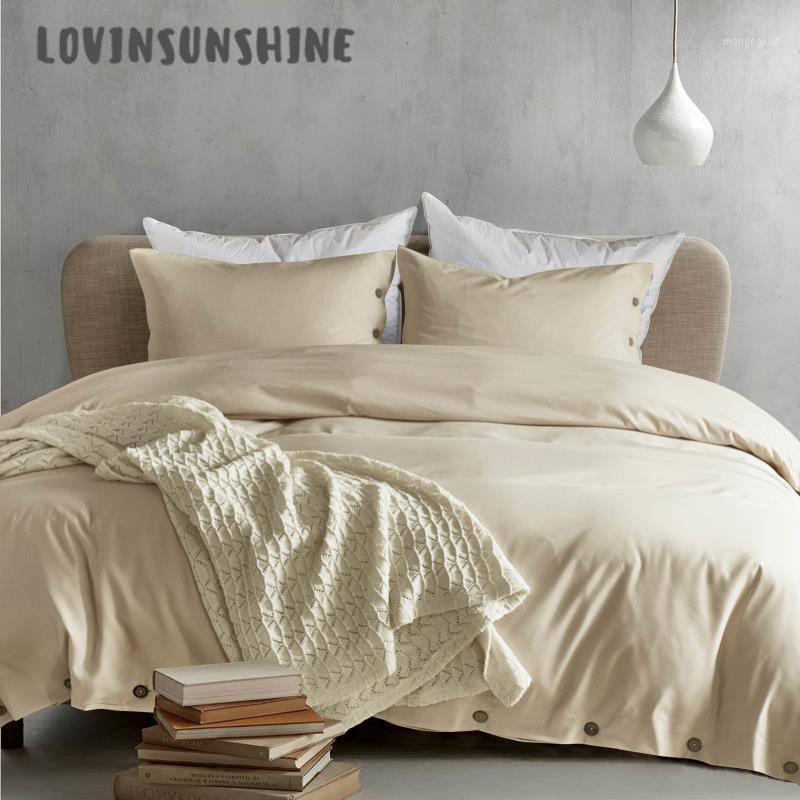 

LOVINSUNSHINE Queen Size Bedding Set King Duvet Cover Set Comforter Solid Color AB#1301, Style7