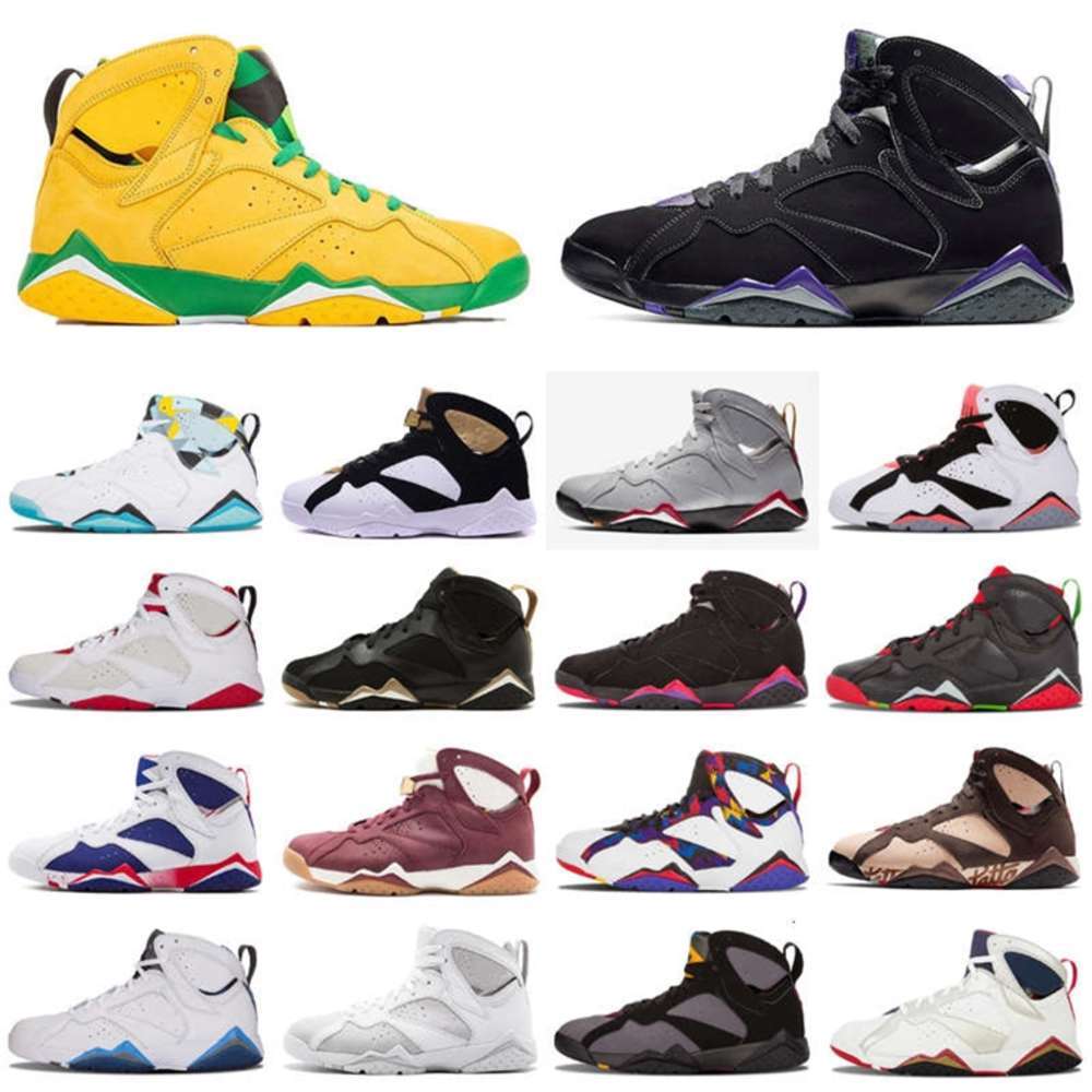 

2021 Jumpman 7s Bordeaux Hare Raptor Ray Allen Men Basketball Shoes 7 Patta Sweater Barcelona Nights French Blue Sneaker Size 13 sneakerrun, As photo 12