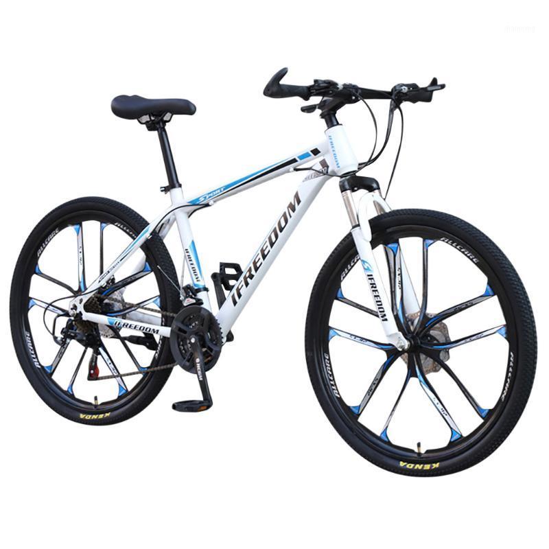 

26 Inch 21-speed Mountain Bike LightWeight Mini Folding Outdoor Adult Student Speed Bicycle Steel V-brake Fat Snow beach Bike1