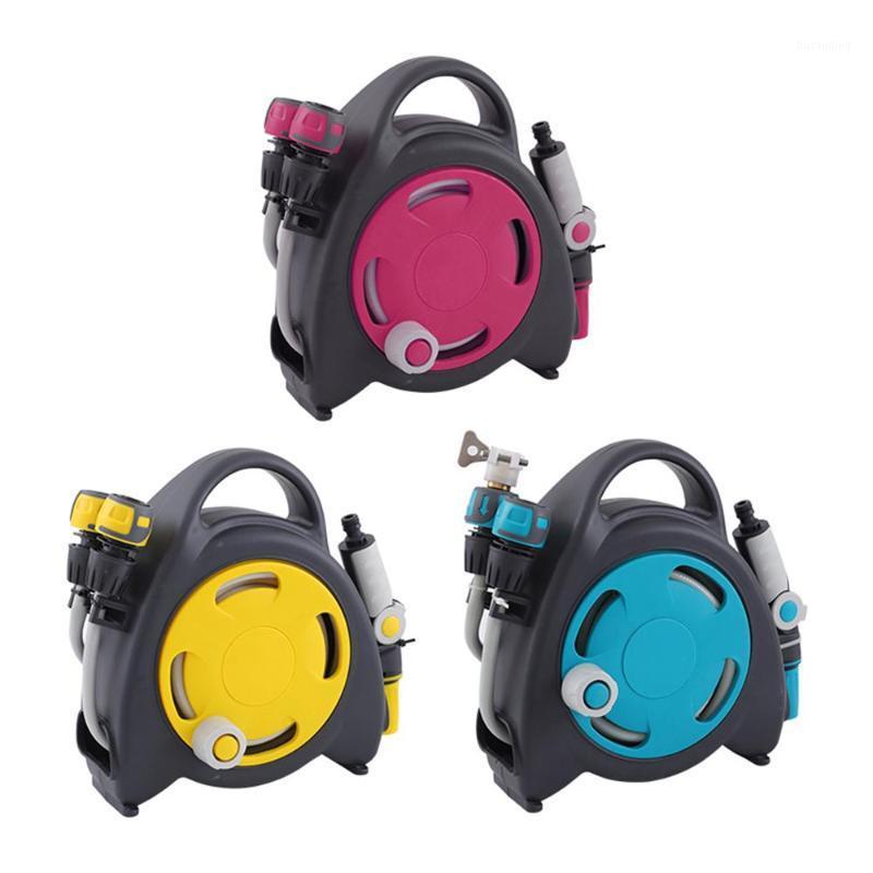 

11.5m Garden Hose With Hose Reel Long Service Life Leak-proof Retractable Water Pipe For Car Home Cleaning Garden Supplies1