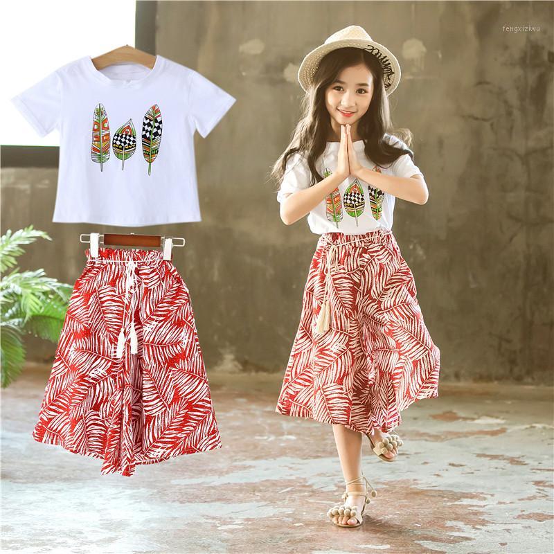 

Children Girls Summer Clothes Fashion Kids Clothes Set Teenage Girls Summer Set 6 8 10 11 12Y Boutique Kids Clothing Outfit 20201, Gc04 a