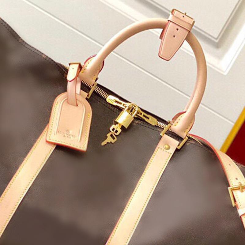 

Luxurys Kitbag Fashion Leather Duffel Travel Bag Tote Designers 45 Handbags Original Bags 55 CM Large Men 2021 50 Shoulder Crossbody Ba Pwod, Ivory