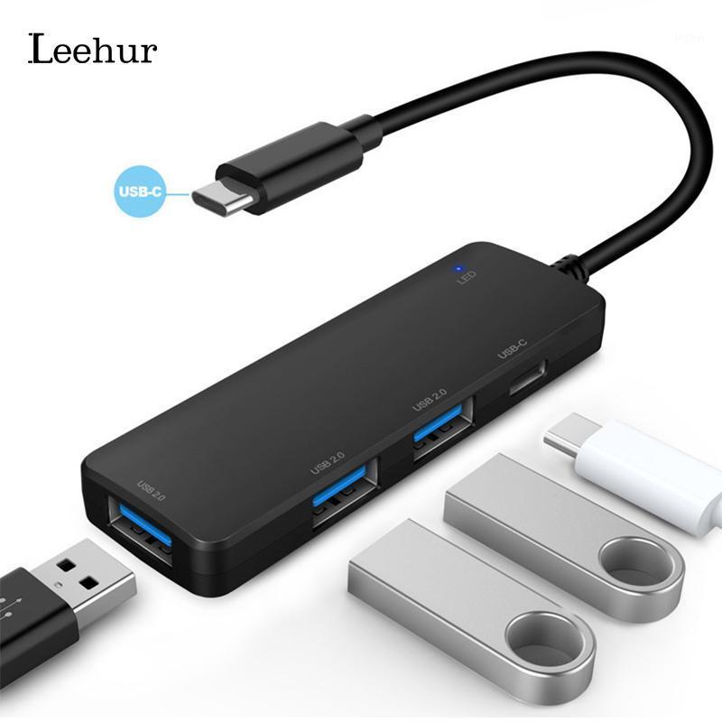 

Leehur TYPE-C HUB USB 2.0 4 Port USB C HUB OTG Adapter for Laptop Notebook Pro Mouse Accessories USB-C1