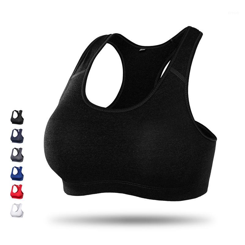 

Sexy Women's Bras Yoga Tops Push Up Bra Padded Tank Tops High Impact Sports Clothing Vest Sweats Running Gym Fitness Plus Size1, White