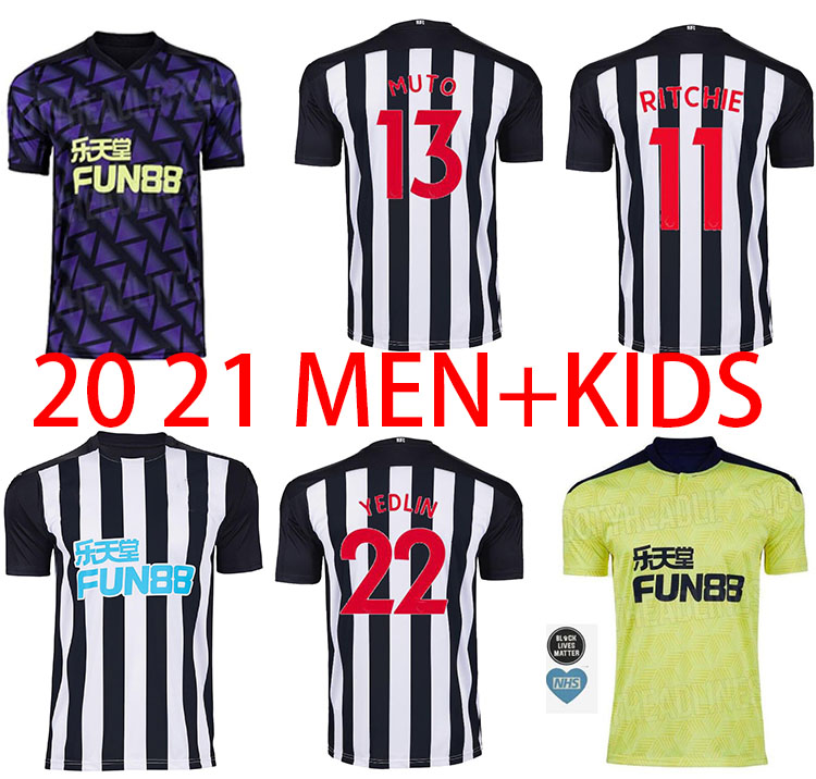 

20 21 ontyne magpies new football sportswear wilson ritchie united football shirt men's + children's uniform, Black;yellow