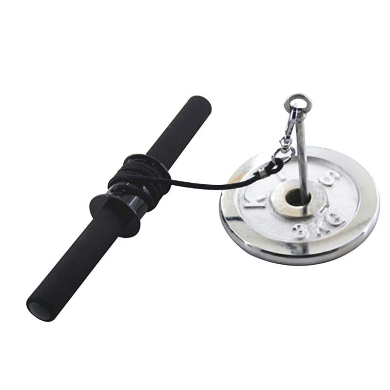 

wave strength training draw rope wrist wheel fitness forearm exercise hand grip stick arm biceps triceps strengthening