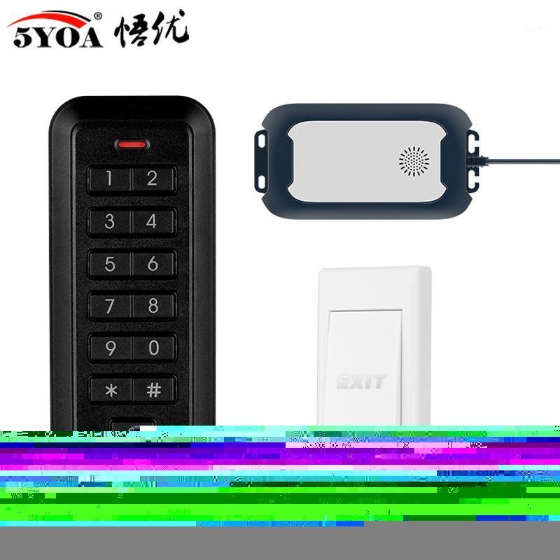 

Wireless 2.4G RFID Access Control System Kit Door Lock Glass Gate Opener Set Magnetic Lock ID Card Power Supply Button Device1