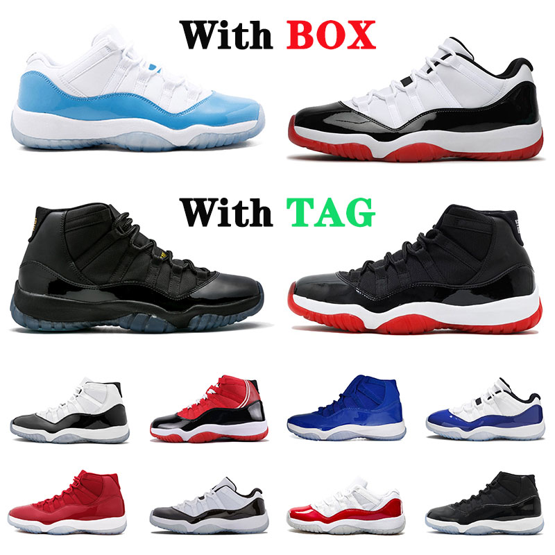 

2020 with box x stock jumpman 11 original basketball shoes mens womens 11s Concord high low bred University Blue sports sneakers trainers, # 40-47