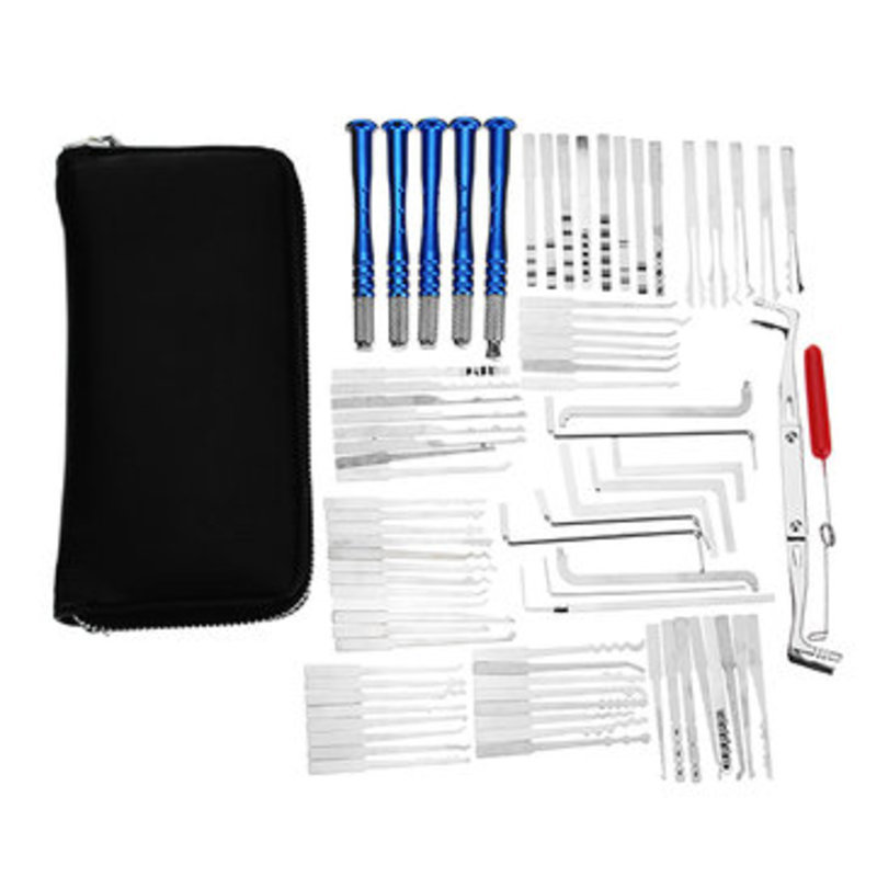 

81 in 1 Stainless Steel Single Hook Kit Locksmith Tools Set Lock Picks