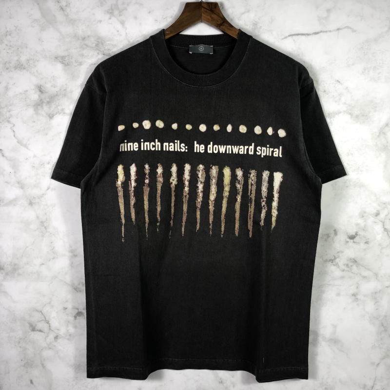 

2021 New Nine Inch Nails Vintage T-shirt Men Women Best Quality Tops Tee Oversized t Shirt Streetwear Clothing 4wl7