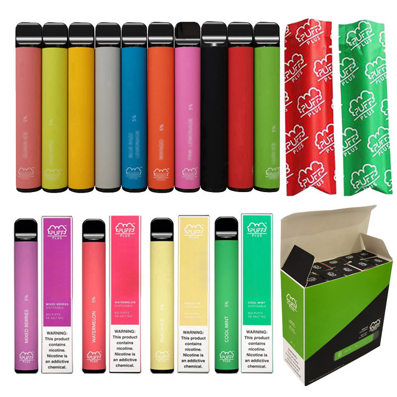 

Dampfen Top sale puff plus stater kit set Electronic Cigarettes original arrival 800 puffs bars packing disposable vape rokok elektronik
