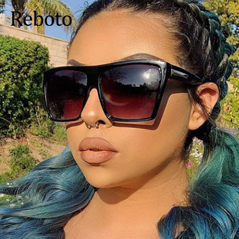 

Sunglasses Vintage Square Women 2021 Black Shades Glasses Fashion Gradient Sun For Female Oculos UV400