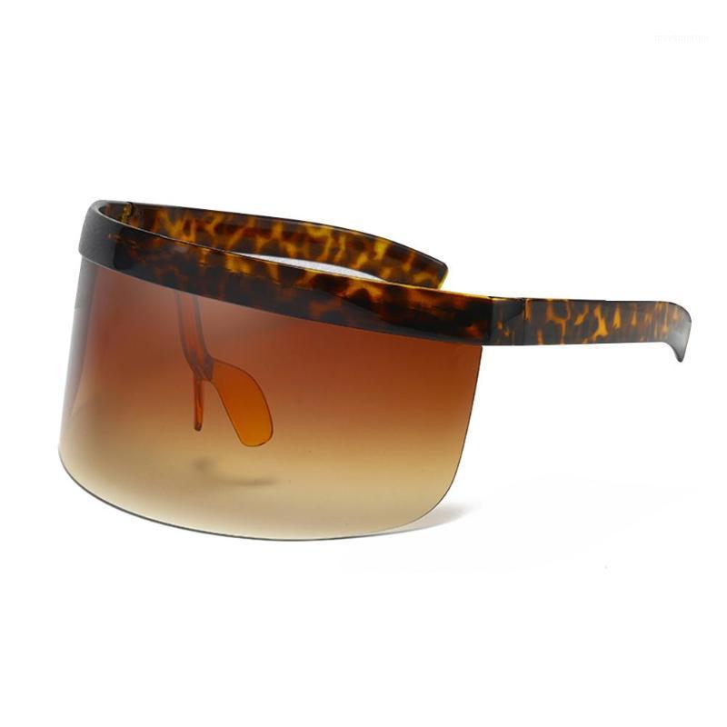 

Fashion Oversize Shield Sunglasses for Women Men Goggle Sun Glasses Big Frame Shield Visor Men Windproof Glasses1