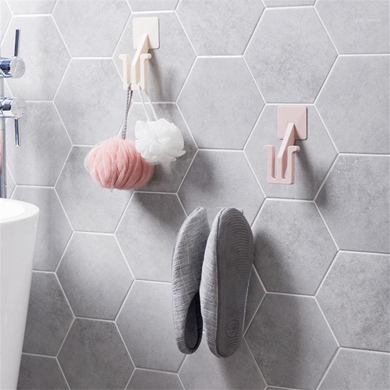 

Wall-Mounted Sticky Hanging Shoe Hook Shelf Rack Shoe rack hook home tool accessories Wall-mounted punch-free cabinet1