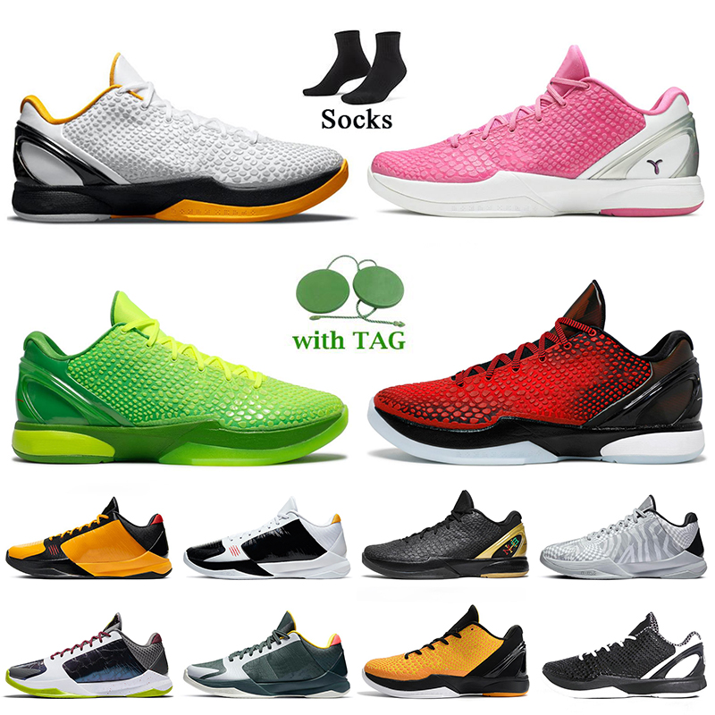 

Top Quality Protro 6 Protros 5 Men Grinch Basketball Shoes Playoff Pack White Del Sol Pink Grinch Red All-Star Mambacita Chaos Bruce Lee Mens Trainers Sports Sneakers, C10 mambacita 40-46