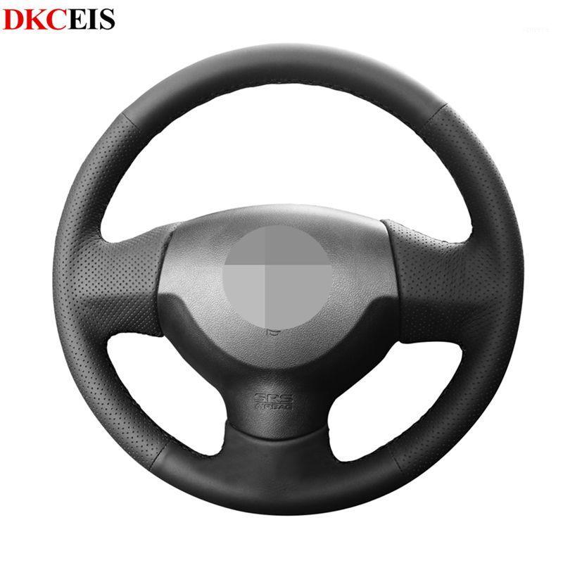 

Handstitched Black Soft Artificial Leather Car Steering Wheel Cover for Mitsubishi Outlander 2006-2013 ASX Lancer X 10 2007-20201
