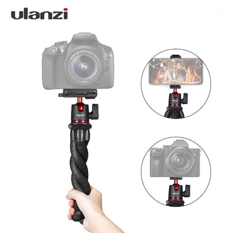

ulanzi MT-11 Flexible Octopus Tripod Stand 1/4 Inch Screw 2-in-1 Design Adjustment Ballhead for Smartphone DSLR SLR Camera1