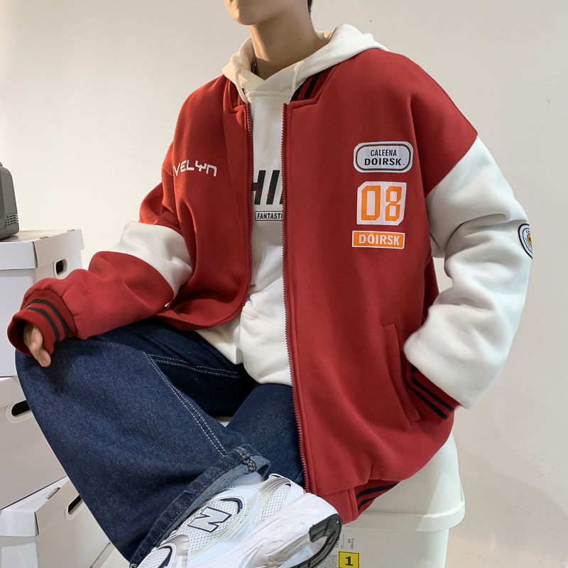 

2021 New Privathinker Oversized Fake 2 Pcs Jackets Streetwear Men Casual Baseball Coats Autumn Men's Hip Hop Outerwear UE15, Gray