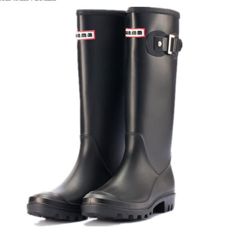 

Women's thigh high for Women rubber Waterproof Rainboots Ladies rain boots botas mujer invierno sy411 201114, Black