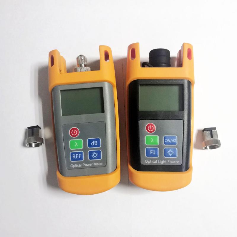 

Free Shipping Fiber Tester Kit with Optical Power Meter and Optical Light Source