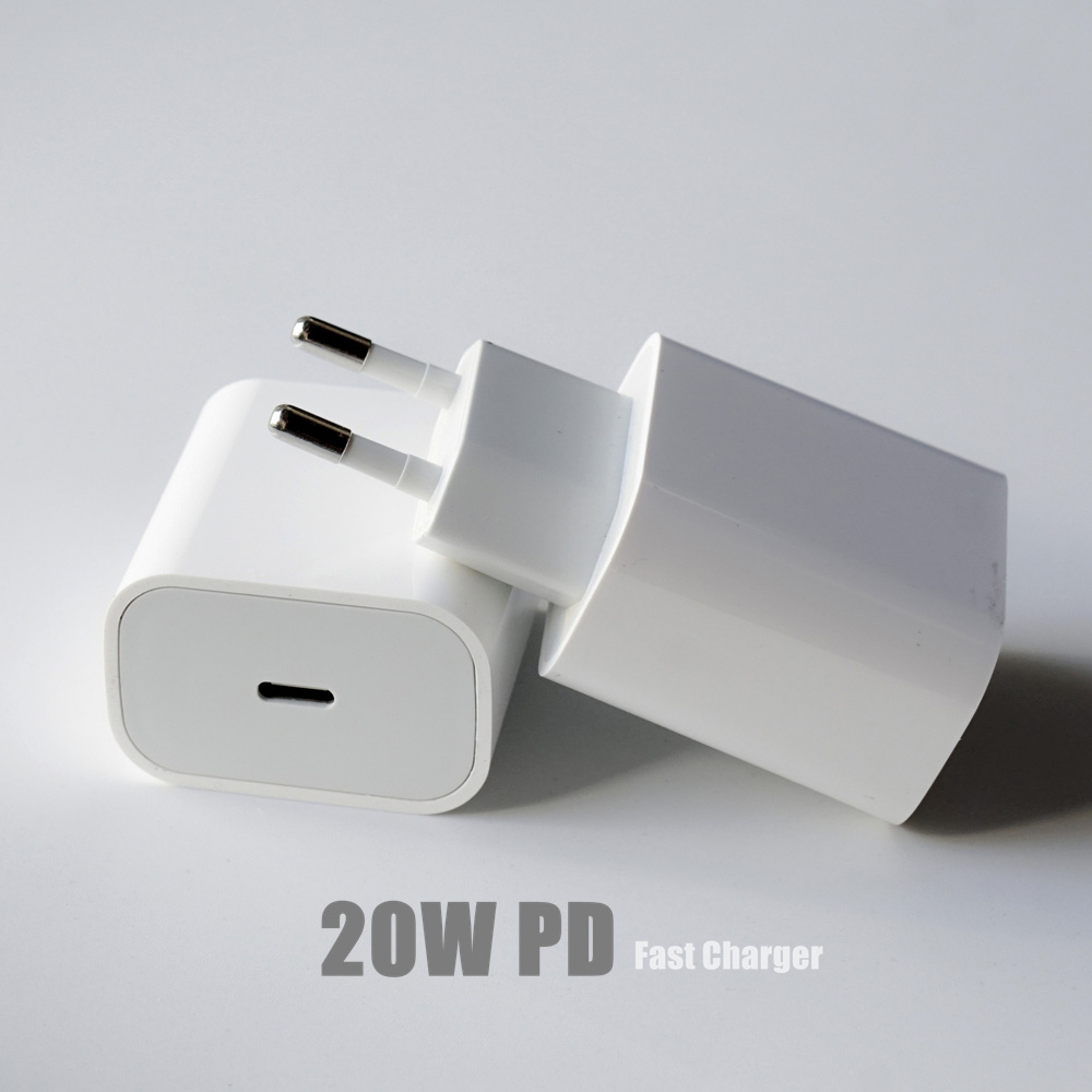 

Fast Charging 20W PD USB-C Charger For Phone 12 High Quality Adapter Plug With New Packaging Free Shipping