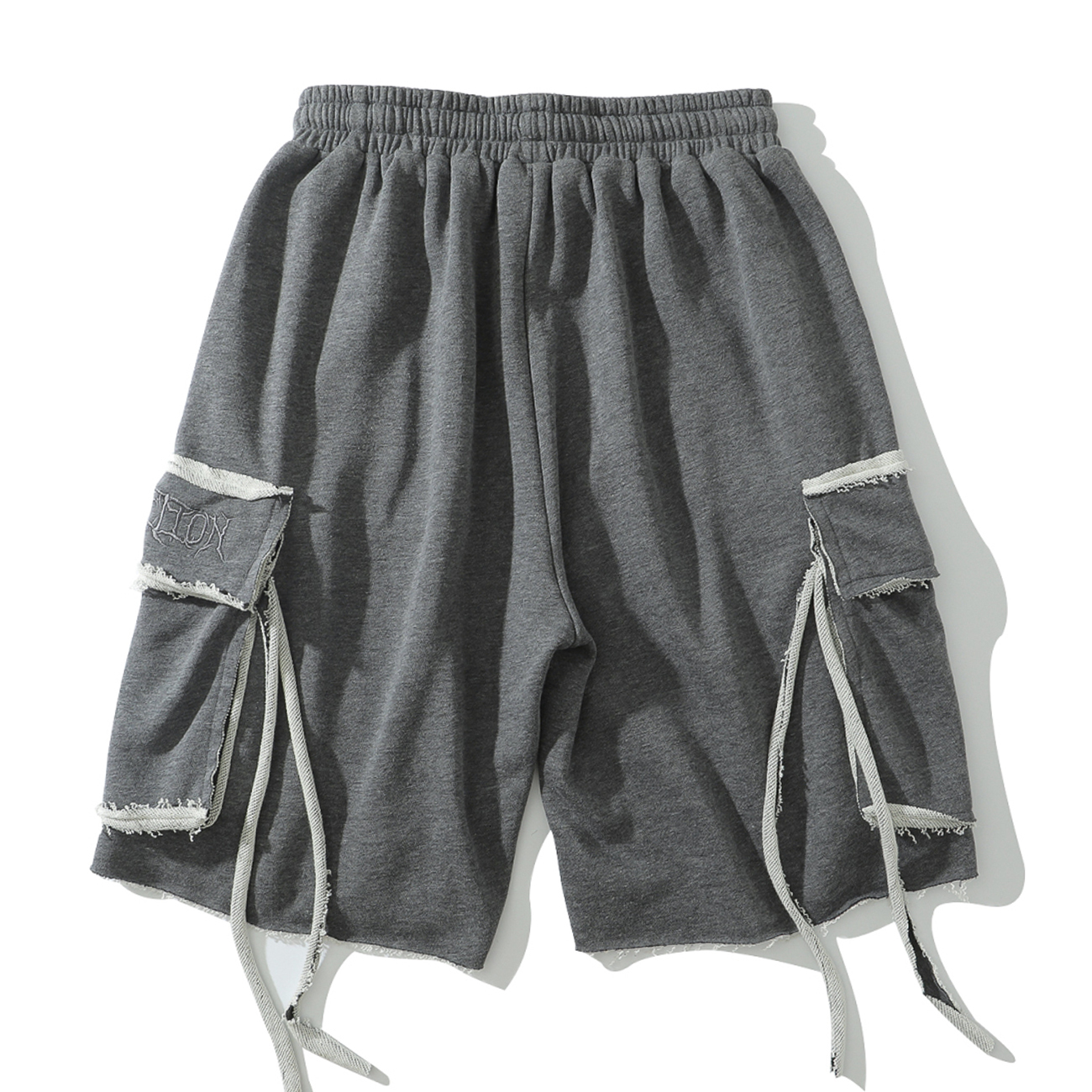 

2021 New Aelfric Eden Hip Hop Patchwork Pockets Ribbons Cargo Men Summer Harajuku Short Pants Loose Baggy Shorts Streetwear N3om, Dark
