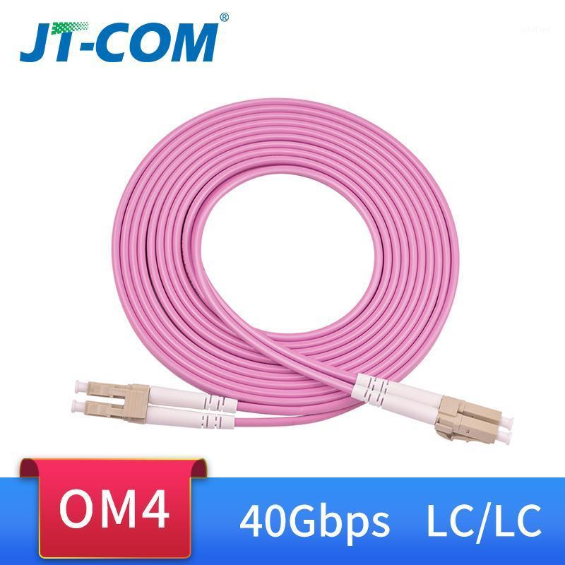 

OM4 40Gbps 100G Fiber Optic Patch Cord LC-LC 1m 2m 3m 5m 10m 15m 50/125 2mm 2 core Multimode Duplex Fibra optic patch Cable1