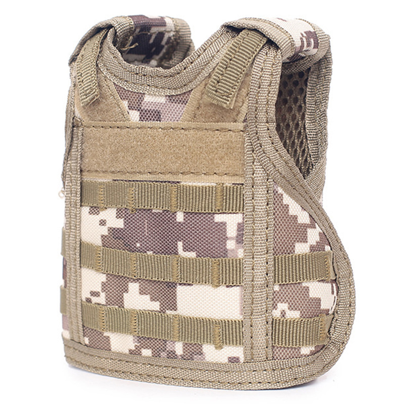 

Beverage Koozie Vest Military Molle Mini Beer Cover Vest Cooler Sleeve Adjustable Shoulder Straps Beer Cover Bar Party Decoration EEF4211