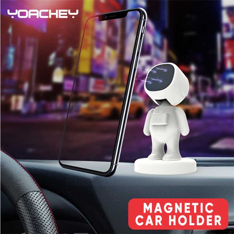 

Astronaut Magnetic Car Phone Holder Universal Holder GPS Stand For 11 X Huawei Mount Car Dashboard Support, Black