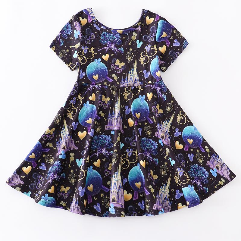 

Girl's Dresses Exclusive Girlymax Baby Girls Milk Silk Ruffles Twirl Dress Knee Length Kids Clothing Short Sleeve, Red;yellow