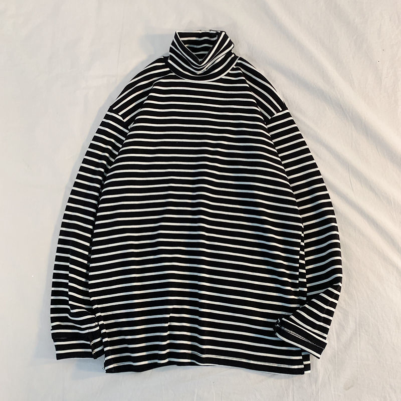 

2021 New Male Hoodies High-collar Hot Bottom Long-sleeved Top Fashion Free Cargo Sleeve HPC4, Black