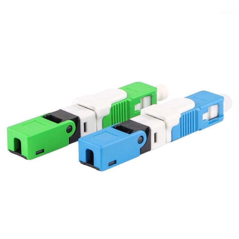 

Free Shipping 100PCS/Lot FTTH SC APC and SC UPC Single-Mode Fiber Optic Quick Connector FTTH SM Optic Fast Connector1