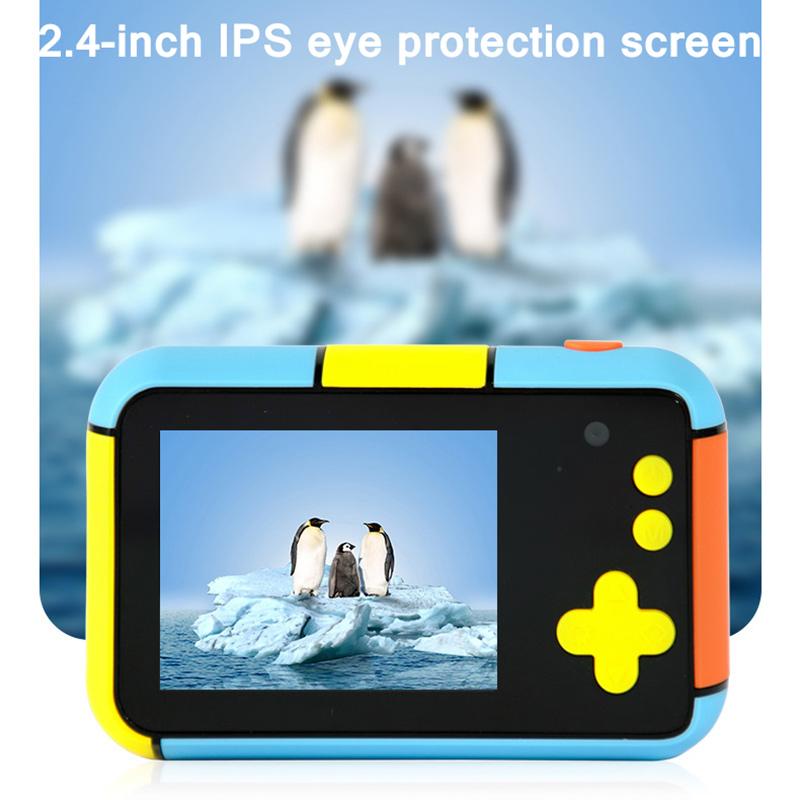 

Children's Mini Camera Mini 2.4 Inch Ful HD Screen Dual Lens Digital Camera Toy Holiday Photo Video Christmas Gift Toy
