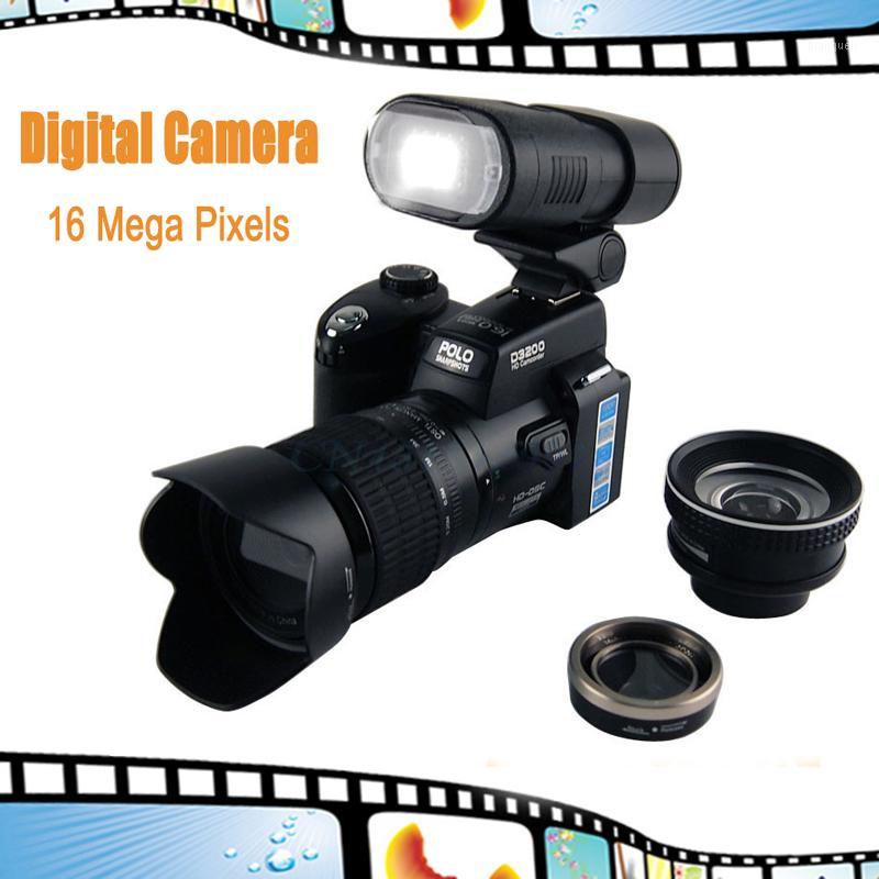

D3200 Digital camera 16 million pixel 5.0MP CMOS HD Video camcorder for photography Telephoto + Wide Angel Lens+LED Spotlight1