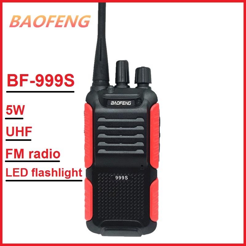 

BAOFENG BF-999S 5W Walkie Talkie Updated of BF-888S Ham CB Radio Station UHF Radio Transceiver