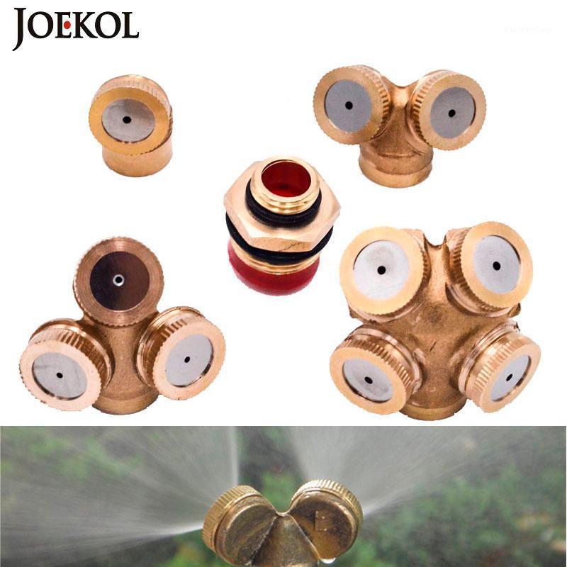 

1PC 1/2 Inch (20mm) Male 14mm Female Misting Sprinkler Garden Watering Irrigation Spray Nozzle Brass Mist Sprayer With Filter1, 1 hole