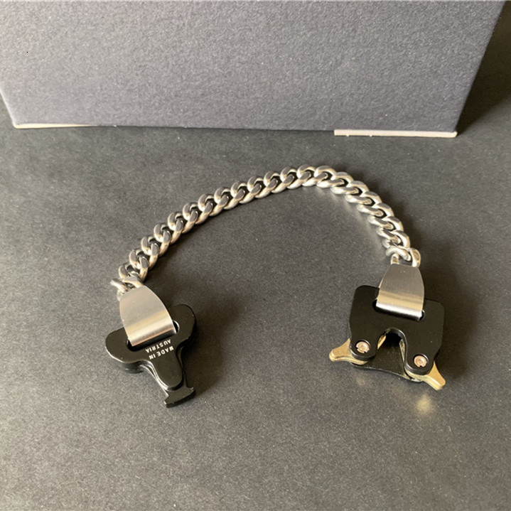 

2021 New River Link Bracelets Men Women Titanium Stainless Steel 1017 Alyx 9sm Bracelet Metal Buckle Zwan