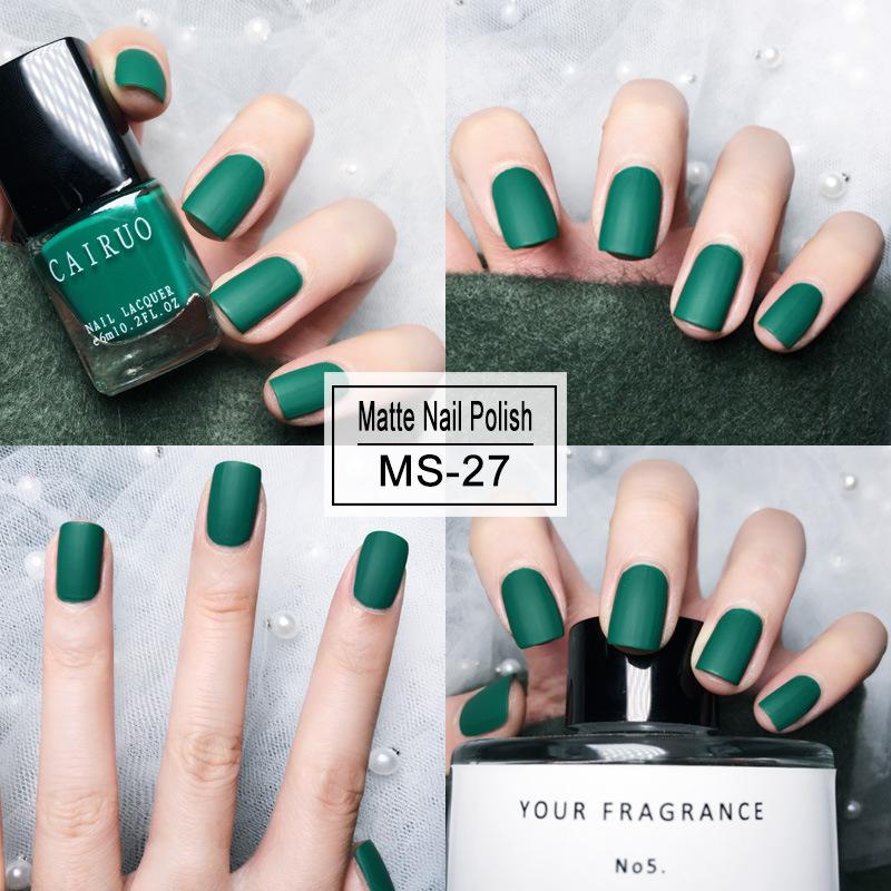 

32 Color 6ml Matte Top Coat Color UV Gel Nail Polish Semi Permanent Soak Off UV Gel Varnish DIY Nail Art Paint, Ms55