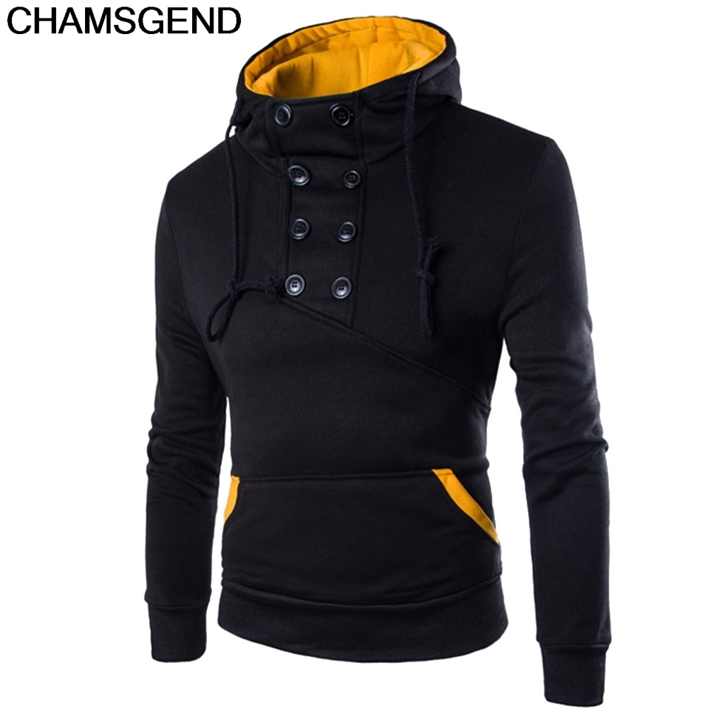 

Hoodies Fashion Men Hoodies Sweatshirts Autumn Solid Long Sleeve Hoodies Sweatershirt Tops Plus Size hombre AU, Black