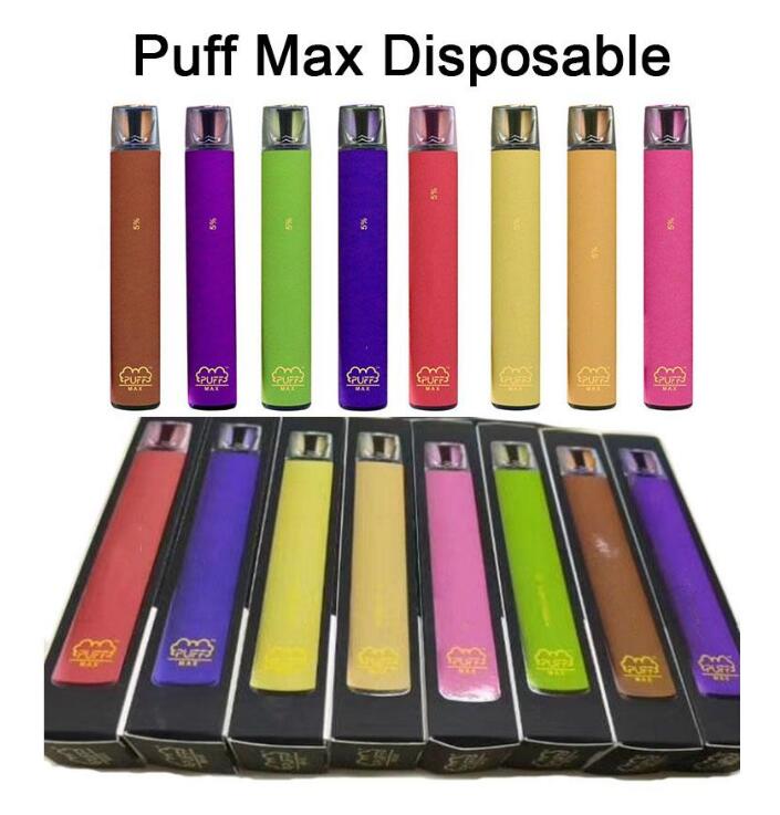 

Puff Bar Max Disposable Vape Pen 2000puffs 8.5ml Pre-filled Pods Cartridge 1200mah battery Disposable