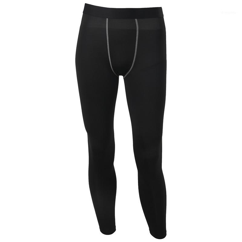 

Mens Compression Thermal Base Layer Long Pants Leggings Running Under Sports S1, Black