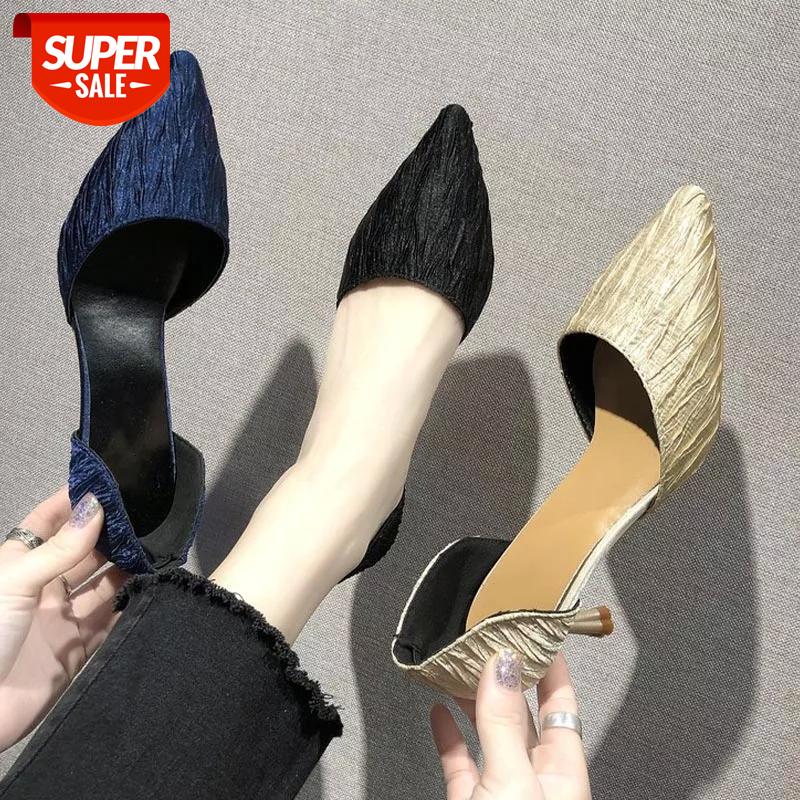 

Women Pumps Ladies High Heels Pointed Roe Two Pieces Pu Leather Solid Sexy Shoes Female New Office Style Outdoor Plus Size #F27e, Beige